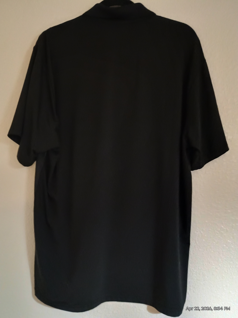 Tattoo Golf Men's Black Graphic Polo with Green Print - Picture 2 of 3